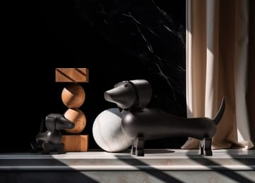강아지 8.5 cm - Dark stained oak - Kay Bojesen Denmark | 카이보예센 덴마크