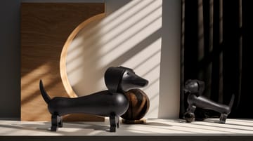 강아지 8.5 cm - Dark stained oak - Kay Bojesen Denmark | 카이보예센 덴마크