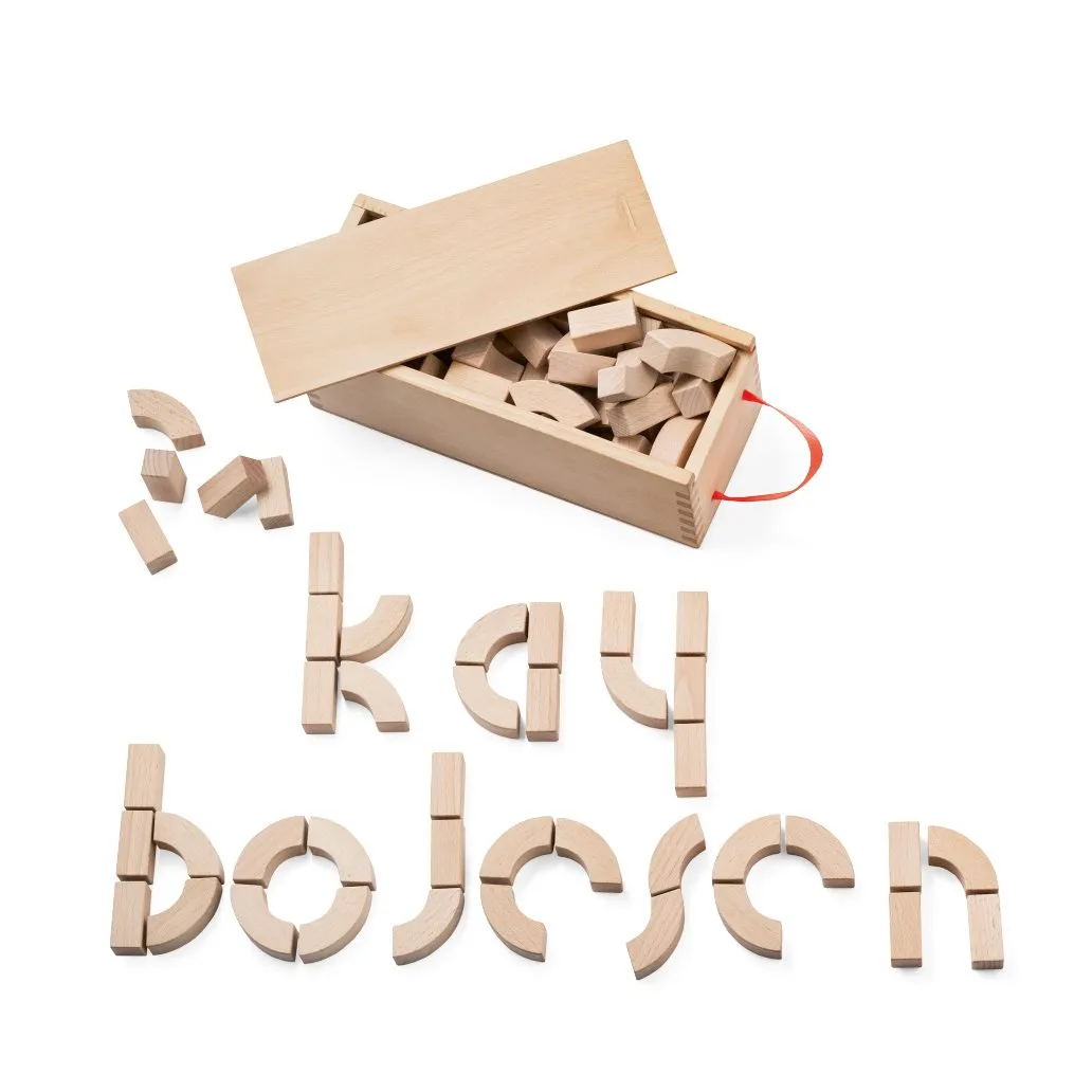 알파벳 블록, beech Kay Bojesen Denmark | 카이보예센 덴마크