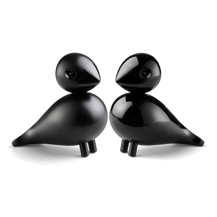 러브버드 - Black 2개 세트, 8,8 cm - Kay Bojesen Denmark | 카이보예센 덴마크