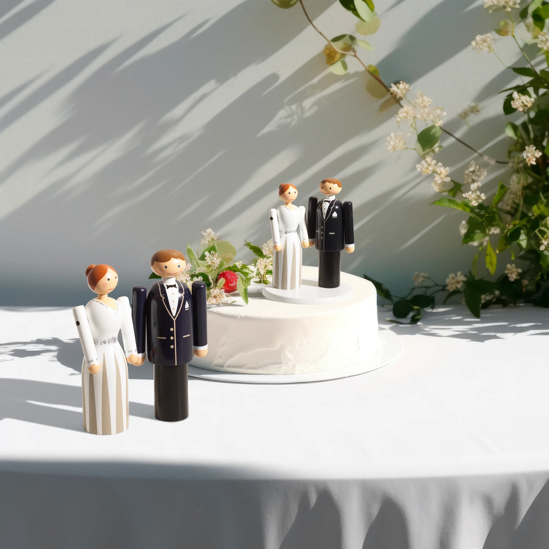 신부, Blue-black-white, 12 cm Kay Bojesen Denmark | 카이보예센 덴마크