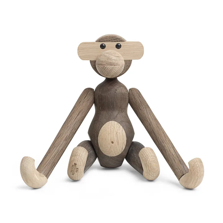 원숭이 스몰 - Oak-smoked oak, 20 cm - Kay Bojesen Denmark | 카이보예센 덴마크
