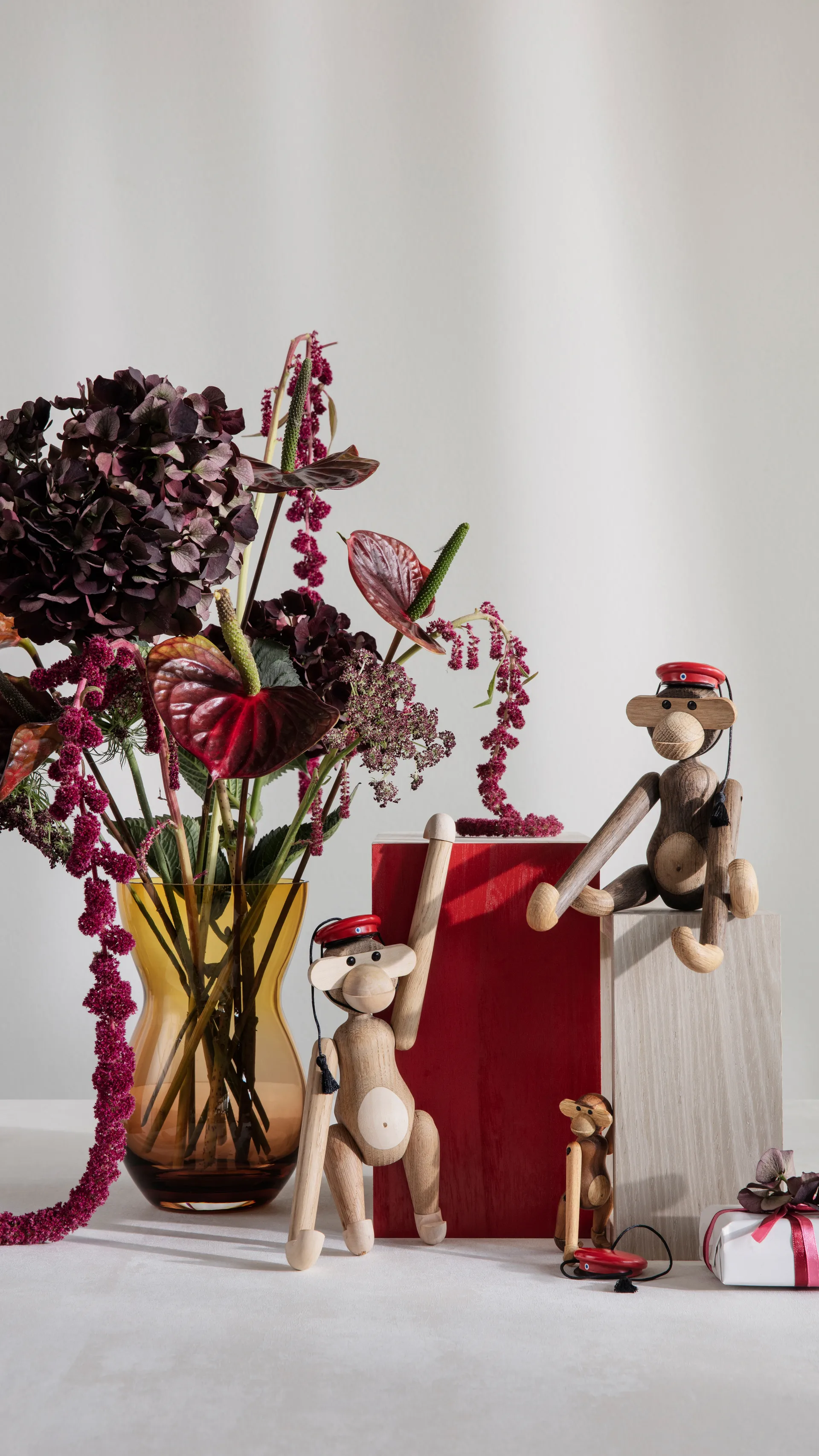 원숭이 스몰용 모자, Red Kay Bojesen Denmark | 카이보예센 덴마크