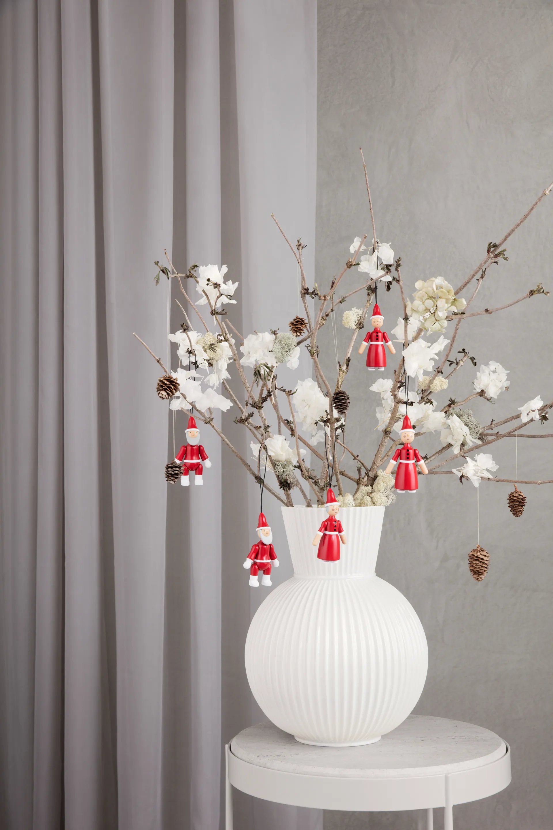 Santa & Mrs Claus 10 cm, RED Kay Bojesen Denmark | 카이보예센 덴마크