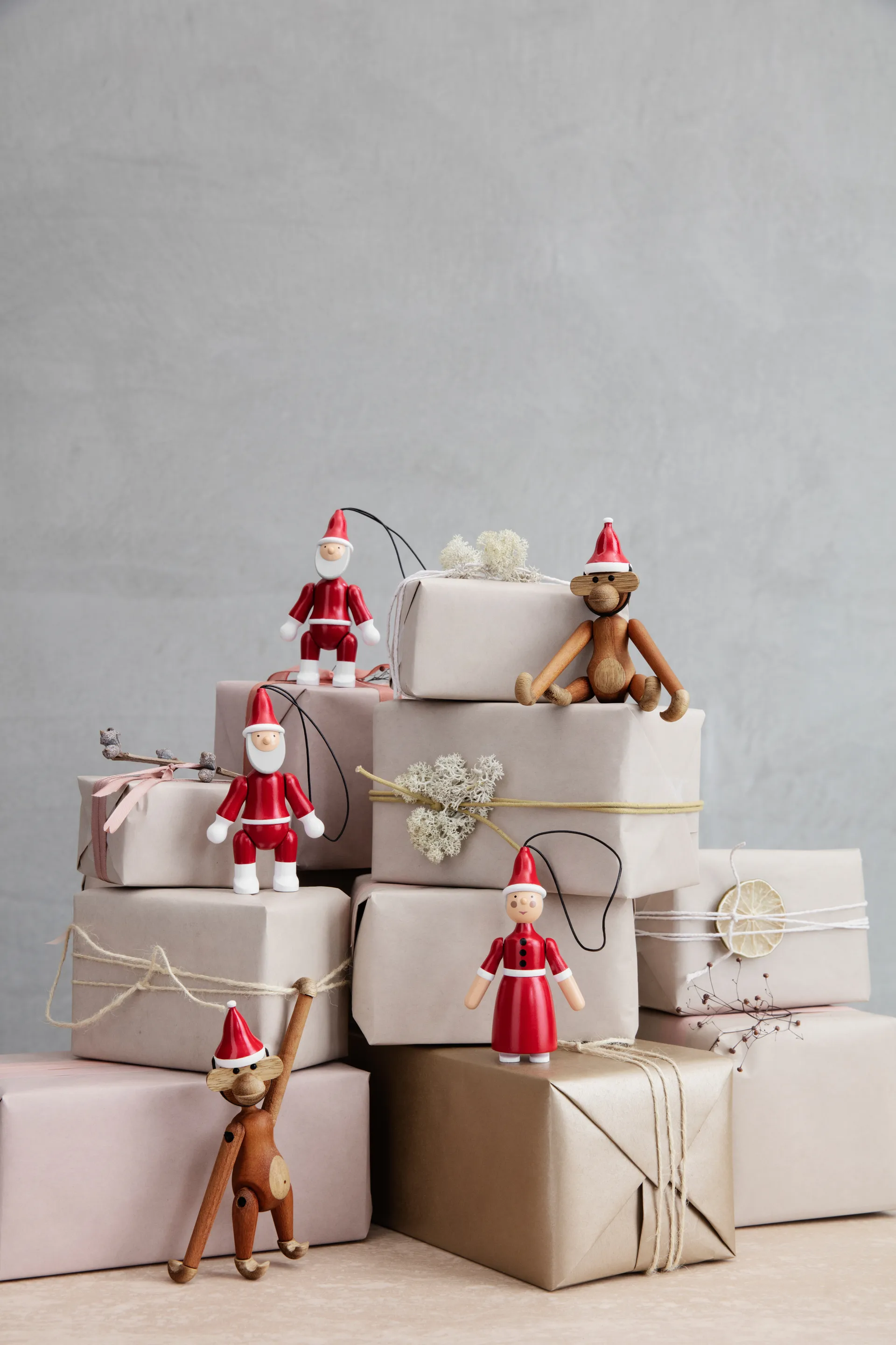 Santa & Mrs Claus 10 cm, RED Kay Bojesen Denmark | 카이보예센 덴마크