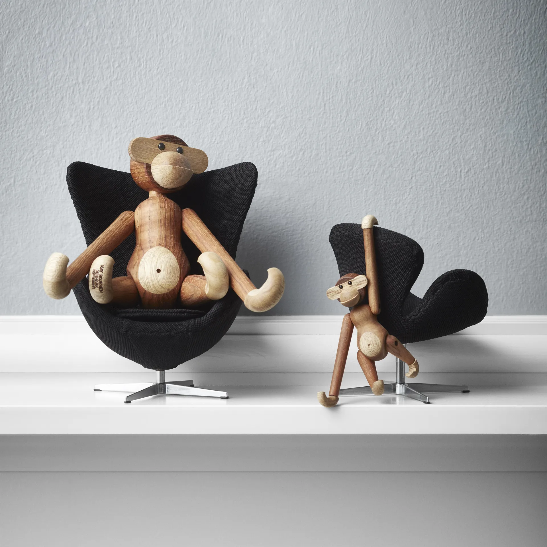 원숭이 미니, teak-limba tree Kay Bojesen Denmark | 카이보예센 덴마크