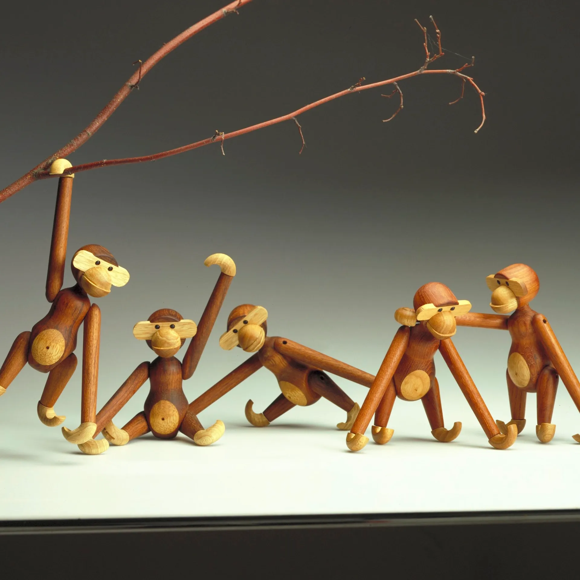 원숭이 스몰, teak-limba wood 20 cm Kay Bojesen Denmark | 카이보예센 덴마크