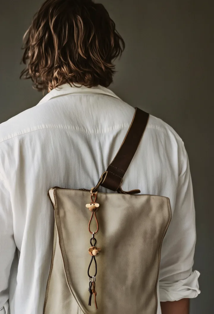 카이보예센 원숭이 키링 - Teak, limba wood, natural leather - Kay Bojesen Denmark | 카이보예센 덴마크