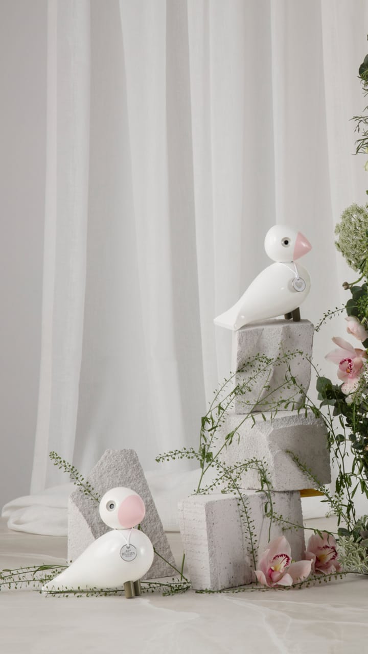 카이보예센 송 버드 호프, White-pink Kay Bojesen Denmark | 카이보예센 덴마크