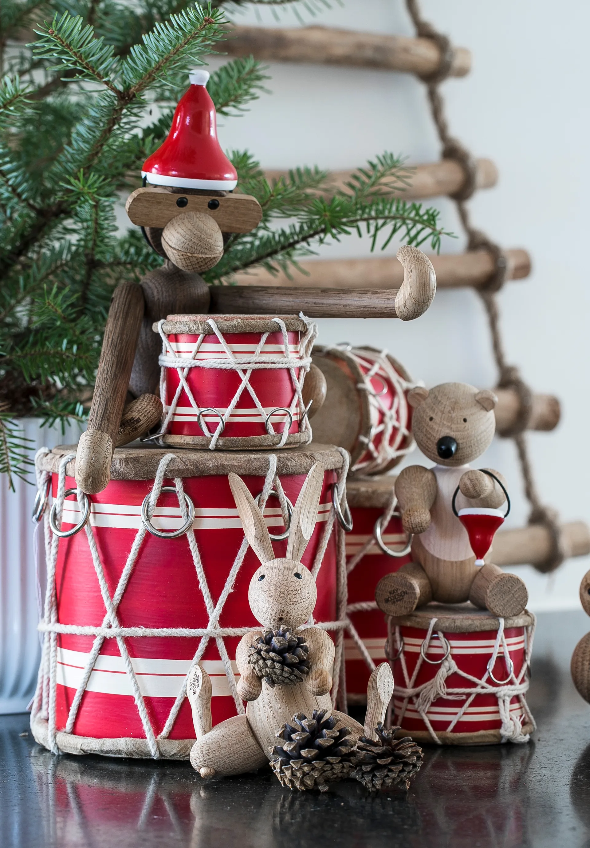 원숭이 스몰 & 크리스마스 모자 Kay Bojesen Denmark | 카이보예센 덴마크