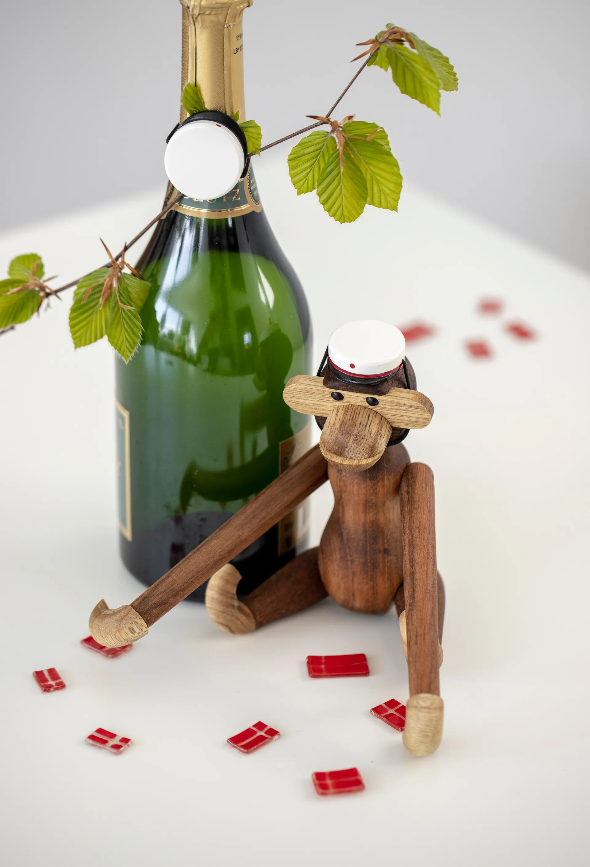 원숭이 스몰 & 빨간 학생 모자 Kay Bojesen Denmark | 카이보예센 덴마크