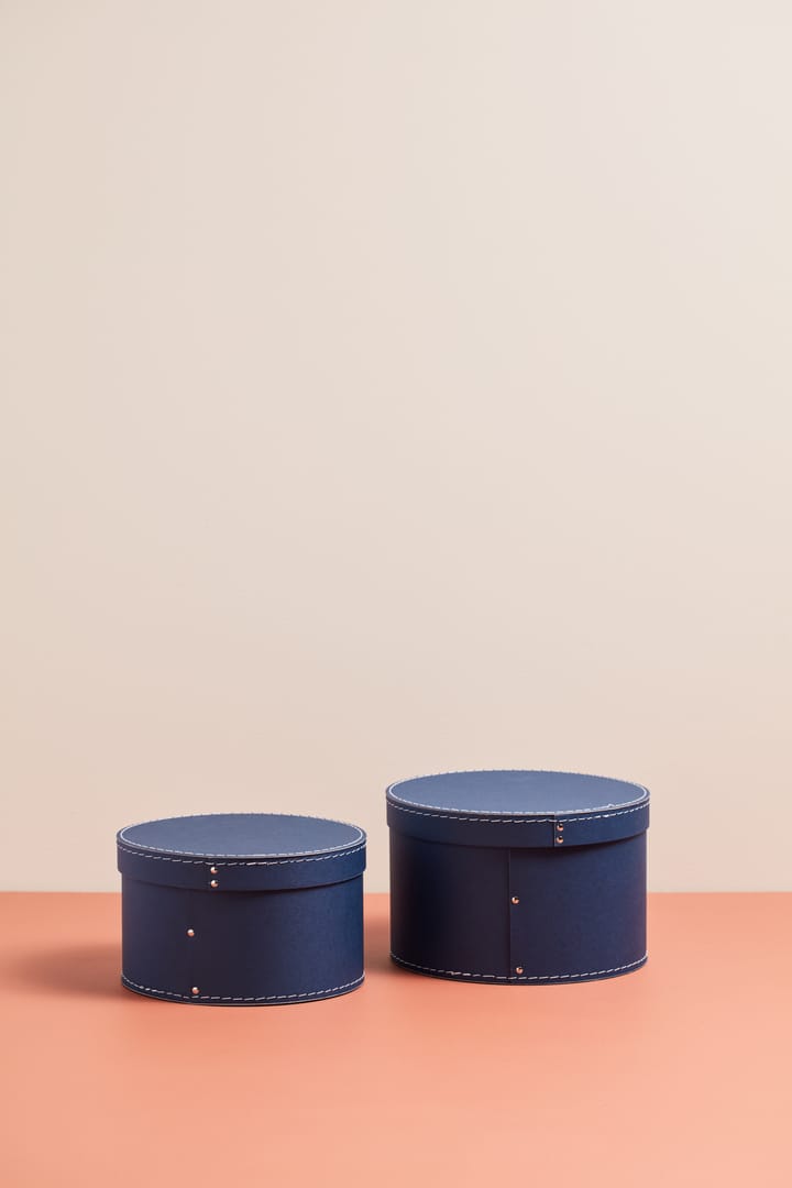 키즈 베이스 스토리지 박스 라운드 2 pieces, Dark-blue Kid's Concept | 키즈 콘셉트