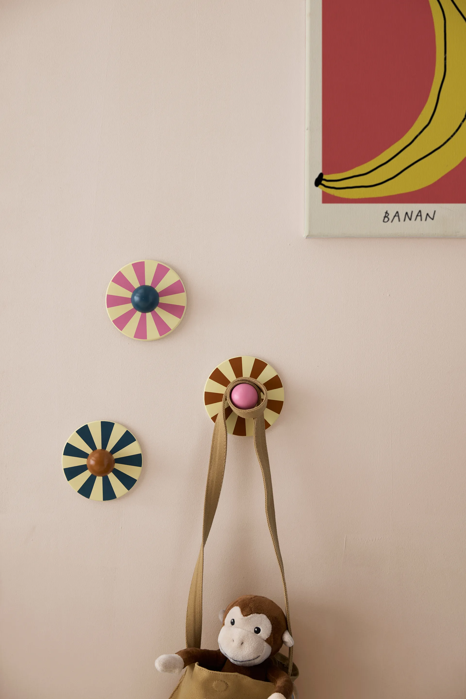 서커스 후크 3개 세트, Multi, Ø10x4.4 cm Kid's Concept | 키즈 콘셉트