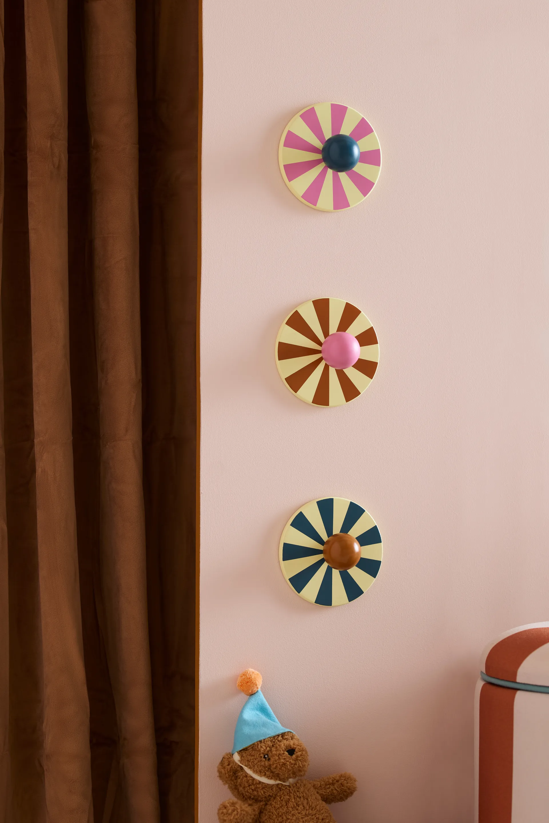 서커스 후크 3개 세트, Multi, Ø10x4.4 cm Kid's Concept | 키즈 콘셉트