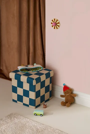 수납 오토만 큐브 - Blue-green, 30x30 cm - Kid's Concept | 키즈 콘셉트