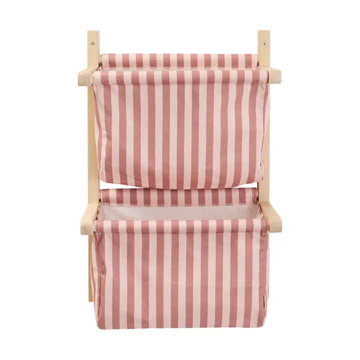스트라입드 포켓 선반 - Brown-pink, 40x19x60 cm - Kid's Concept | 키즈 콘셉트