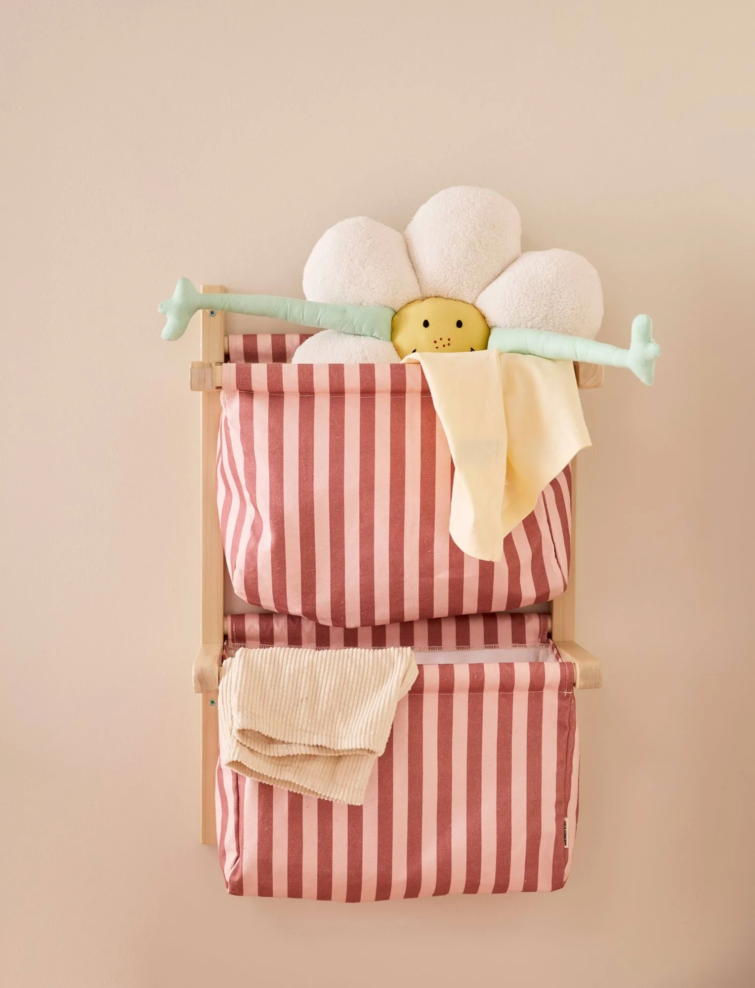 스트라입드 포켓 선반, Brown-pink, 40x19x60 cm Kid's Concept | 키즈 콘셉트