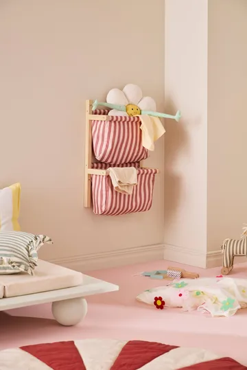 스트라입드 포켓 선반 - Brown-pink, 40x19x60 cm - Kid's Concept | 키즈 콘셉트