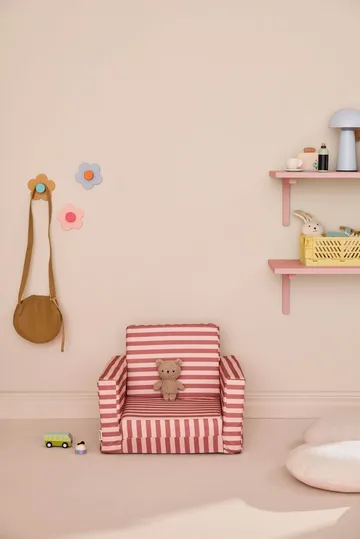 키즈 베이스 폴딩 암체어 - Brown pink - Kid's Concept | 키즈 콘셉트