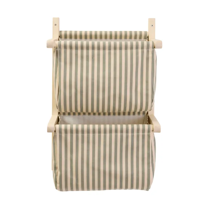 스트라입드 포켓 선반 - Green, 40x19x60 cm - Kid's Concept | 키즈 콘셉트