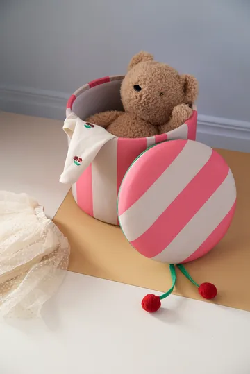 수납 실린더 푸프 - Pink, Ø40x30.5 cm - Kid's Concept | 키즈 콘셉트