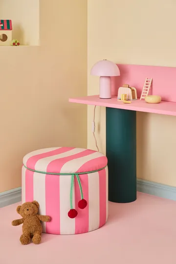 수납 실린더 푸프 - Pink, Ø40x30.5 cm - Kid's Concept | 키즈 콘셉트