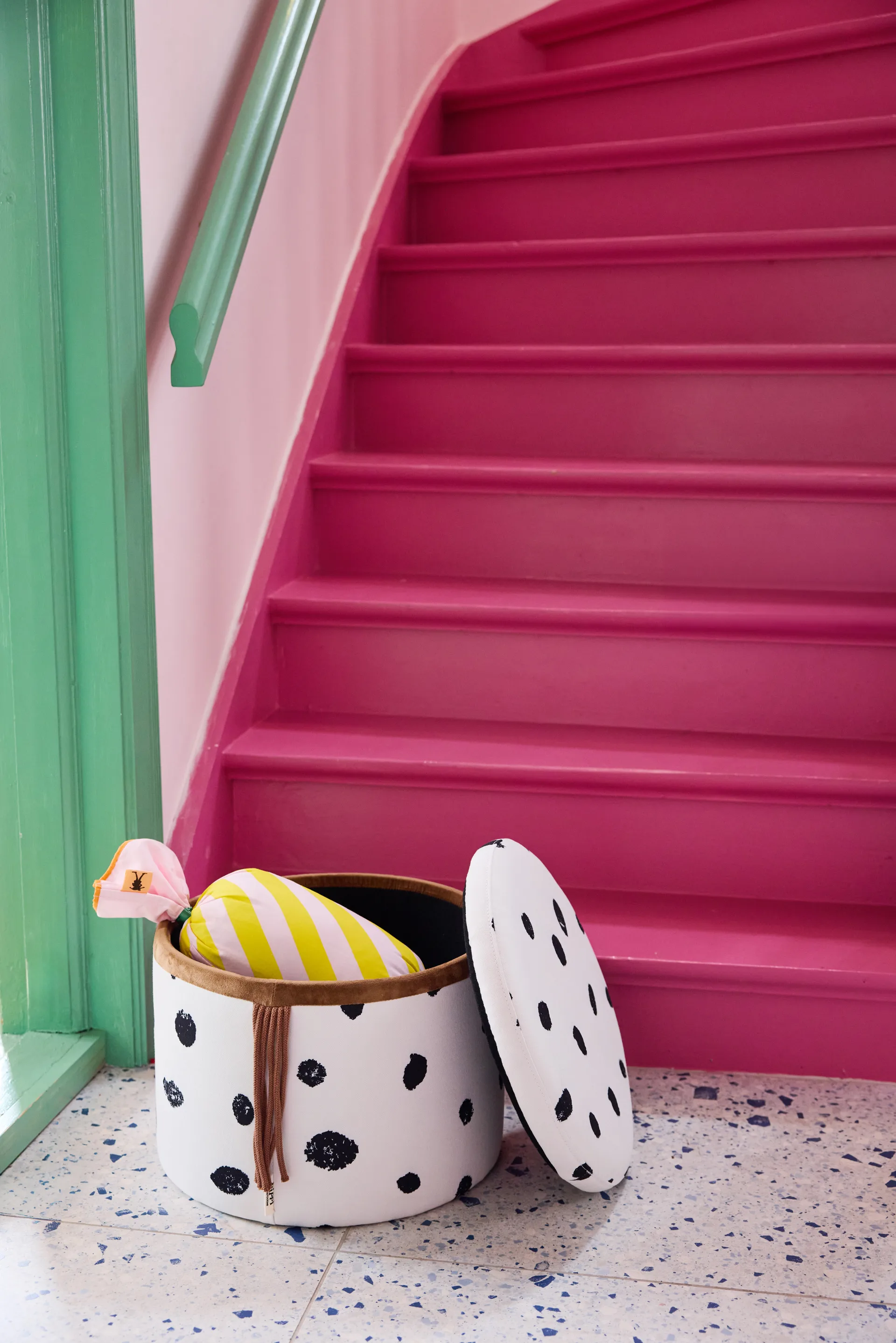 피피 카라멜 쿠션, Pink, 53x16 cm Kid's Concept | 키즈 콘셉트