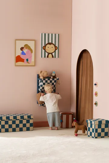 가방 선반 그리드 - Teal, 40x19x60 cm - Kid's Concept | 키즈 콘셉트