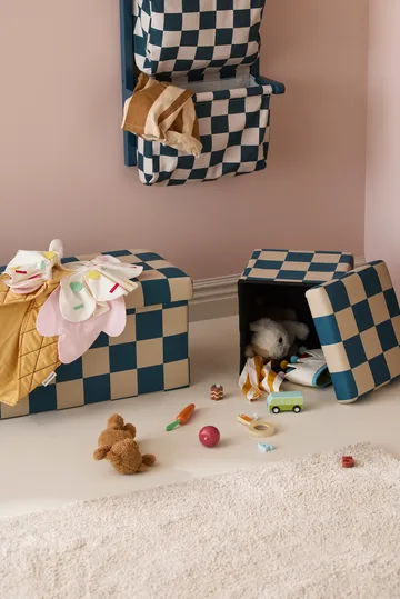 수납 오토만 큐브 - Teal, 80x30x30 cm - Kid's Concept | 키즈 콘셉트