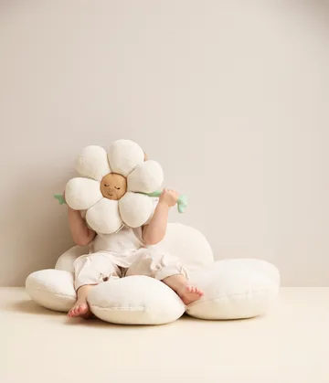 플라워 쿠션 - White-green-yellow - Kid's Concept | 키즈 콘셉트