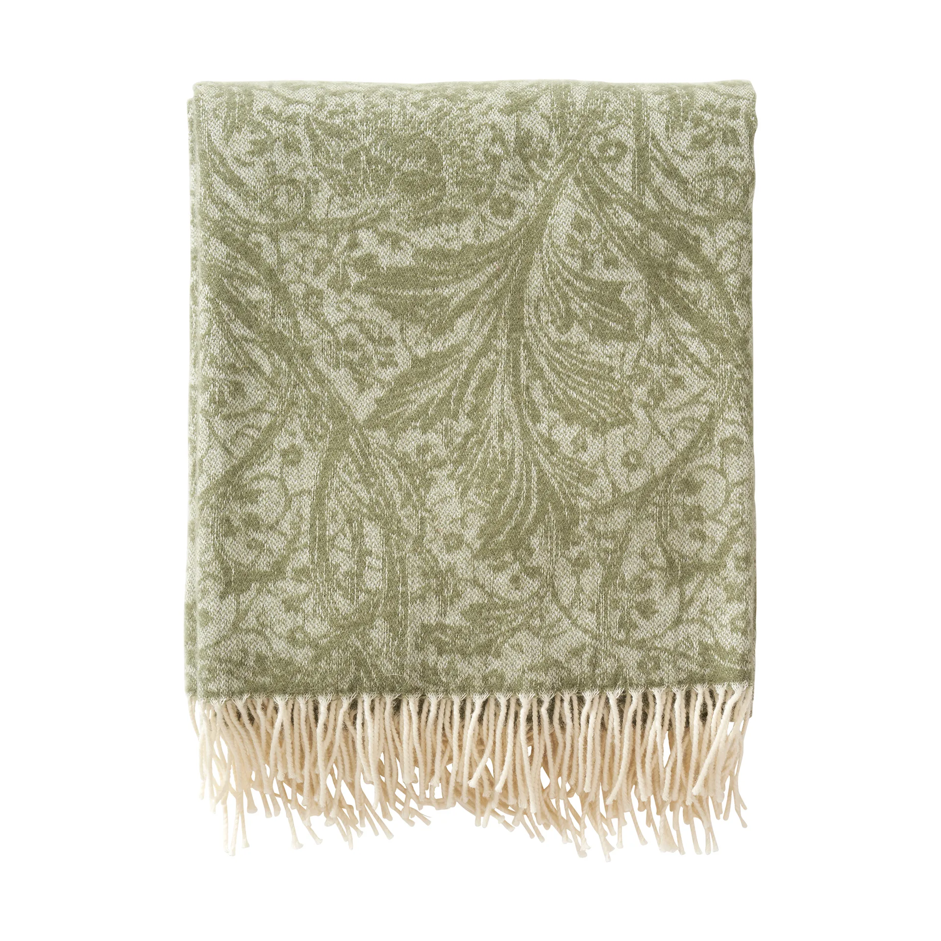 아르카디아 울 캐시미어 스로우 130x180 cm, Olive Klippan Yllefabrik | 클리판