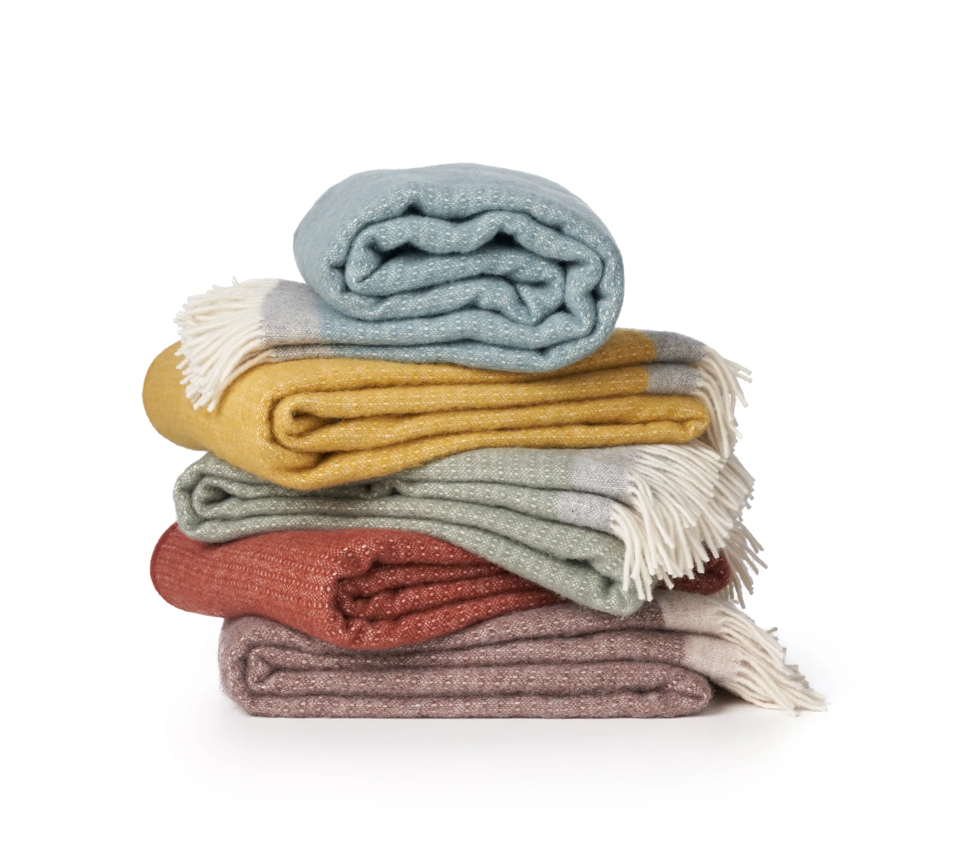 해럴드 울 스로우 130x200 cm, Dusty blue-grey Klippan Yllefabrik | 클리판