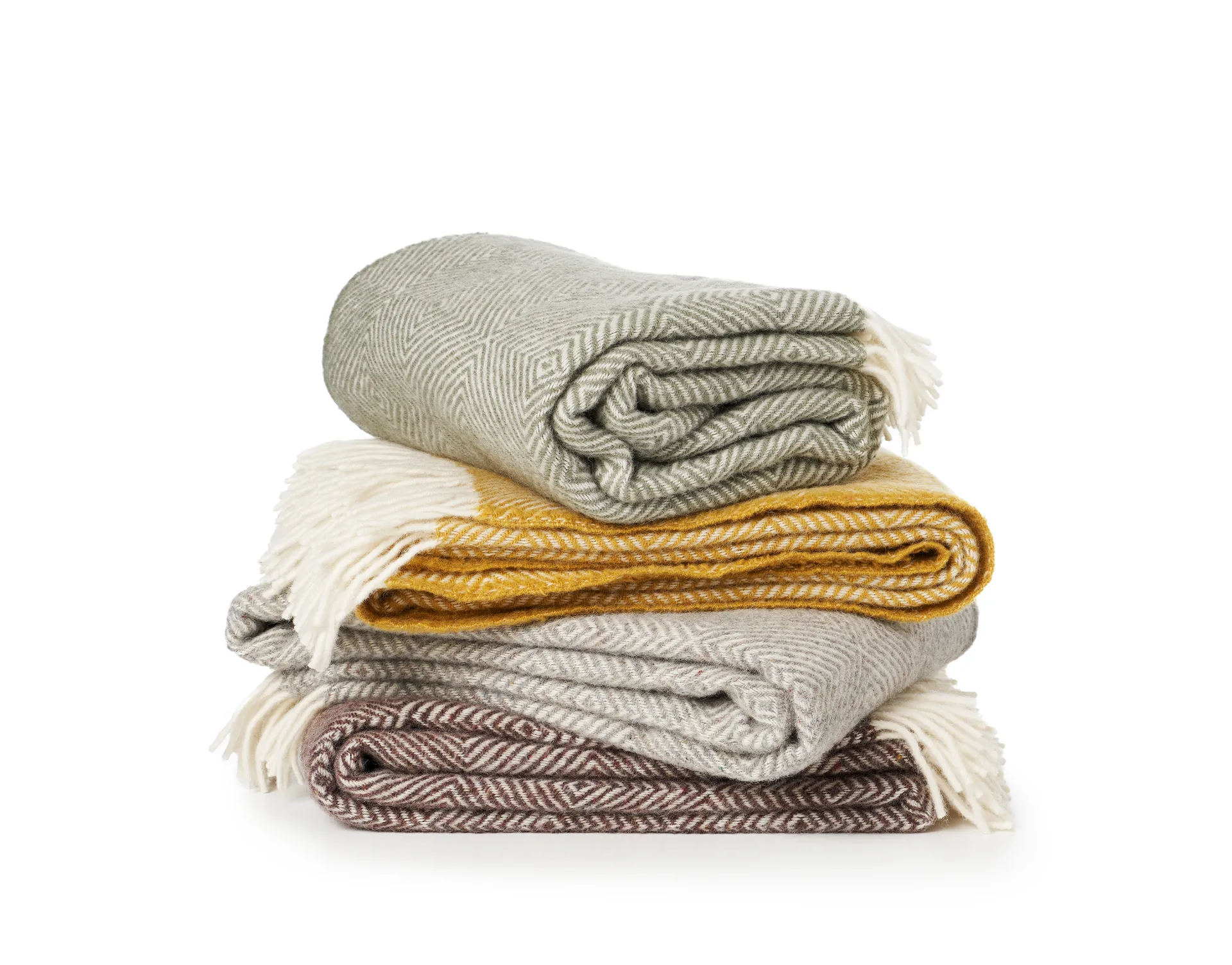 구스아이 울 스로우 130x200 cm, Green Klippan Yllefabrik | 클리판