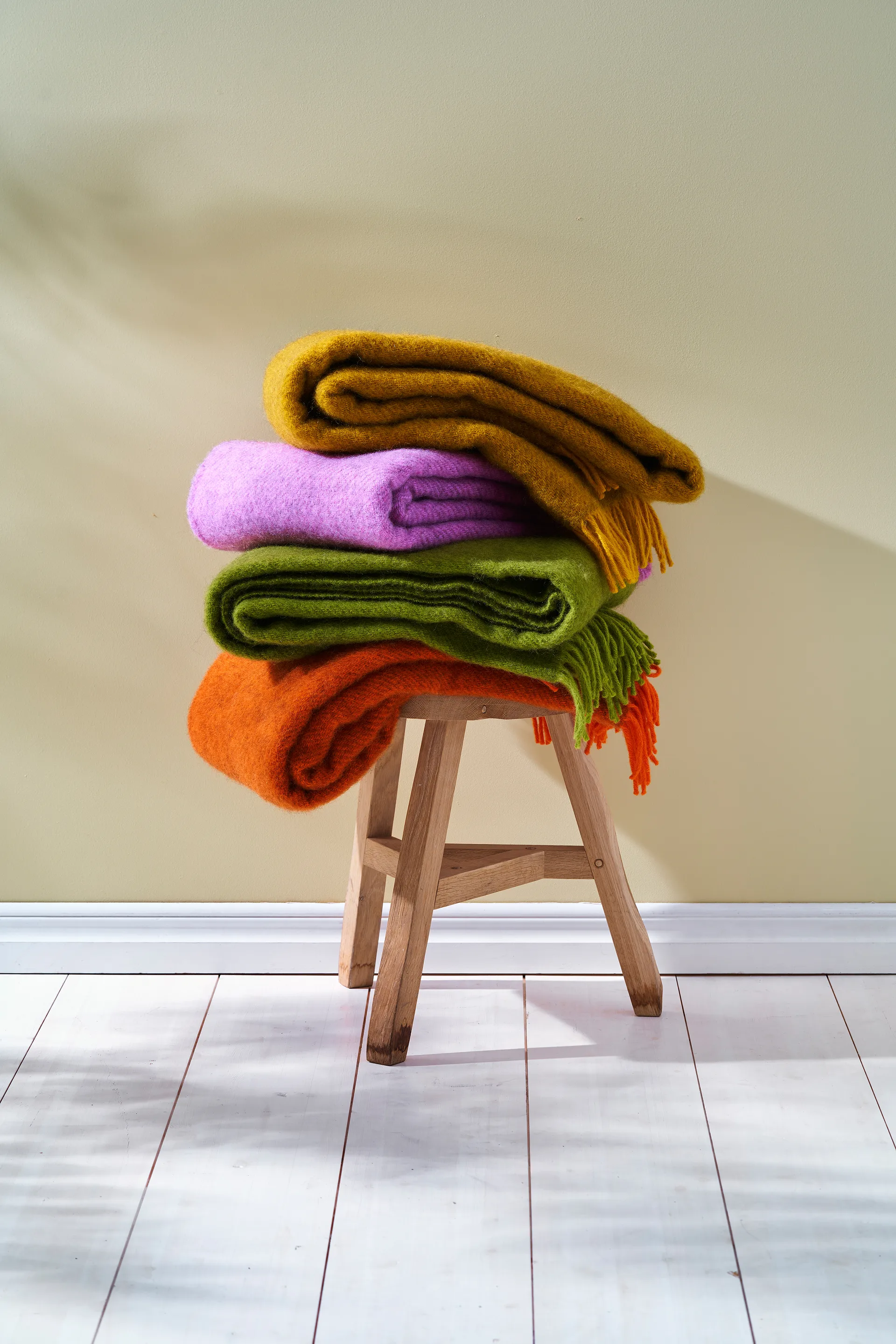 고틀랜드 울 스로우 130x200 cm, Orange Klippan Yllefabrik | 클리판