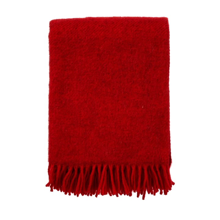 고틀랜드 울 스로우 130x200 cm - Red - Klippan Yllefabrik | 클리판