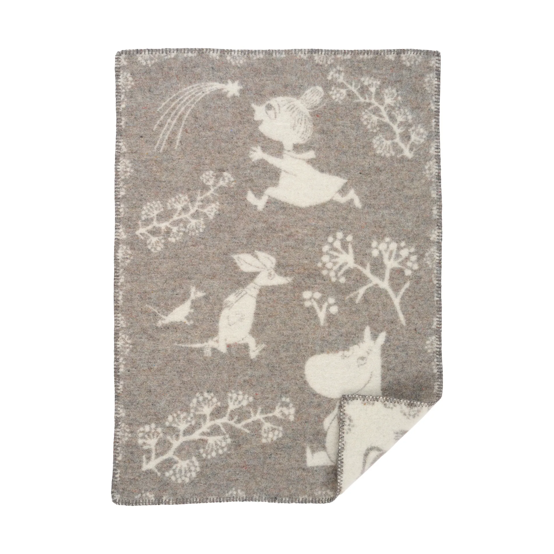 무민 윈터랜드 베이비 블랭킷 65x90 cm, Grey Klippan Yllefabrik | 클리판