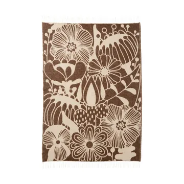블롬랑카 울 스로우 - Brown-Beige, 130x200 cm - Klippan Yllefabrik | 클리판