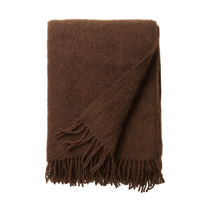 Gotland 울 스로우 130x200 cm - Brown - Klippan Yllefabrik | 클리판