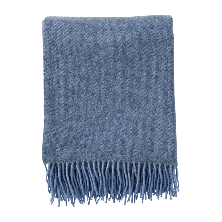 Gotland 울 스로우 130x200 cm - Infinity blue (blue) - Klippan Yllefabrik | 클리판