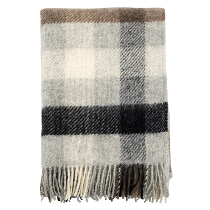 Gotland 울 스로우 130x200 cm - Multi grey - Klippan Yllefabrik | 클리판