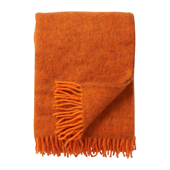 Gotland 울 스로우 130x200 cm - Orange - Klippan Yllefabrik | 클리판