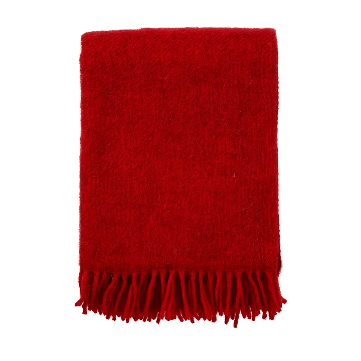 Gotland 울 스로우 130x200 cm - Red - Klippan Yllefabrik | 클리판