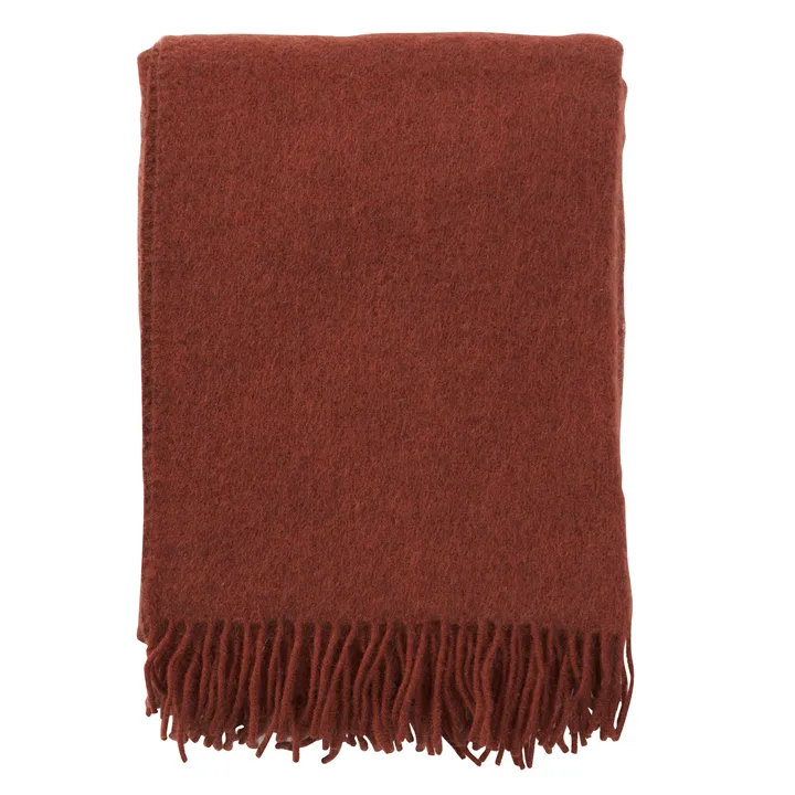 Gotland 울 스로우 130x200 cm - Rust - Klippan Yllefabrik | 클리판