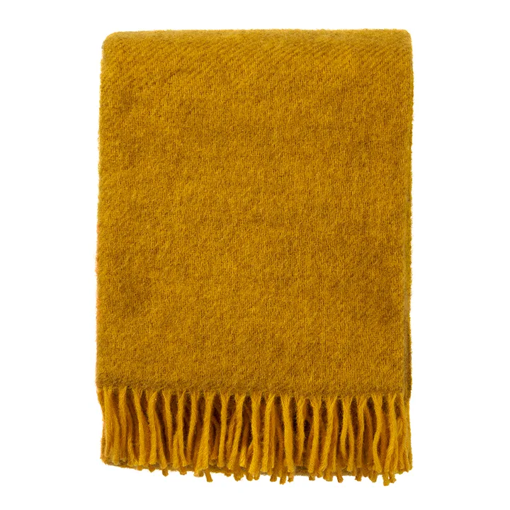 Gotland 울 스로우 130x200 cm - Yellow - Klippan Yllefabrik | 클리판