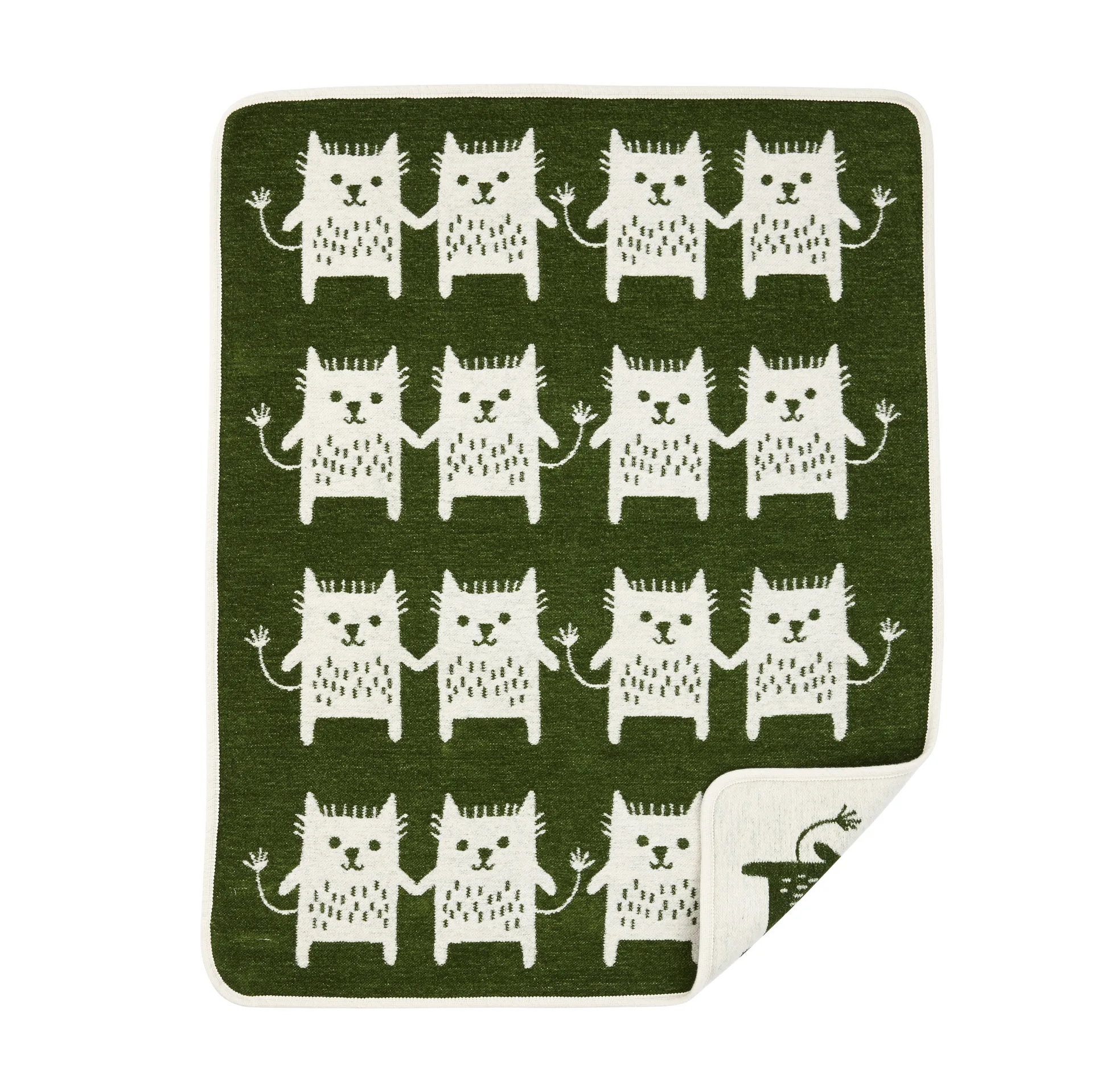 리틀미 셔닐 스로우, green Klippan Yllefabrik | 클리판