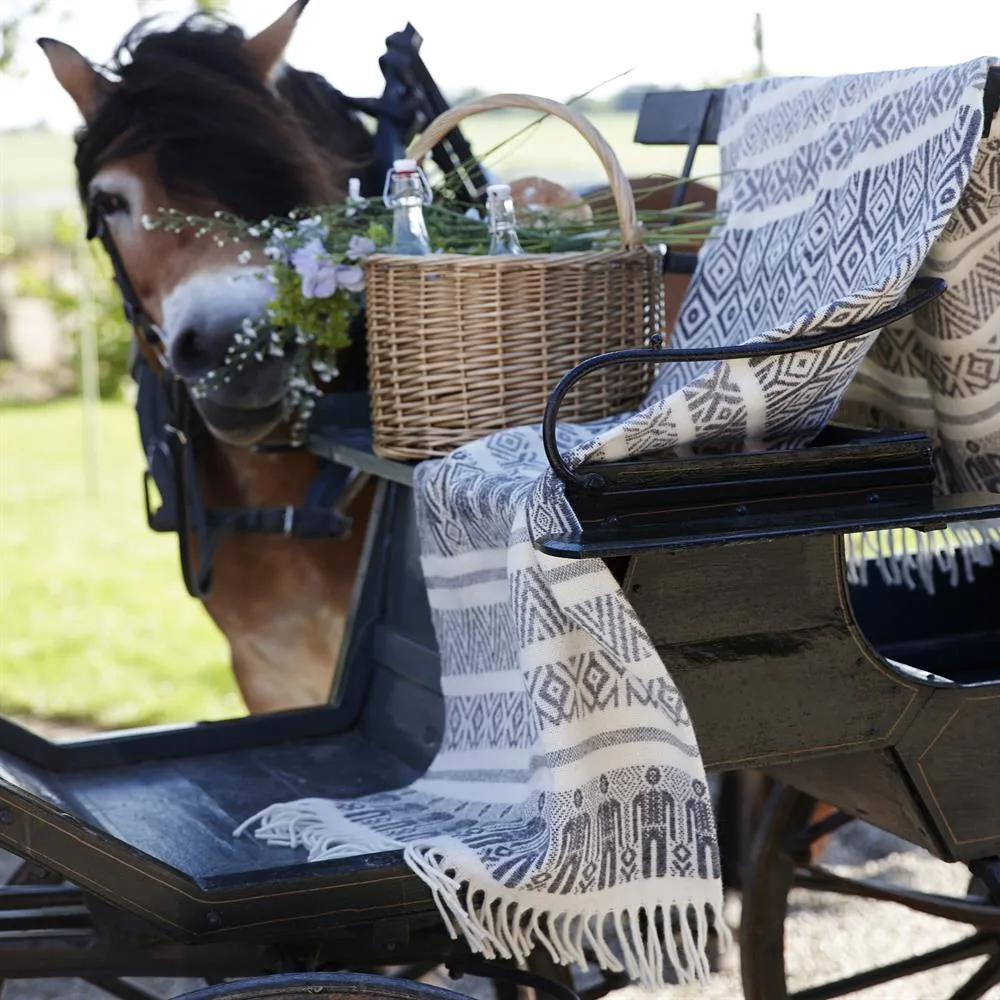 Man & wife wool throw 남자와 아내 울 스로우(담요), grey Klippan Yllefabrik | 클리판