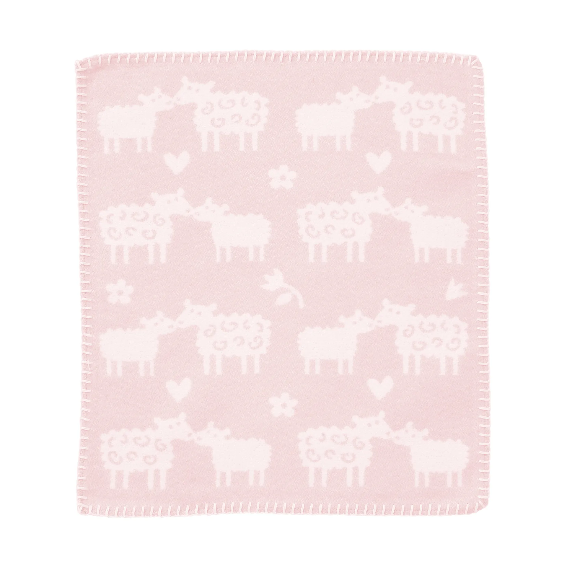 메에에 양 애착 담요, Soft Pink, 34x40 cm Klippan Yllefabrik | 클리판