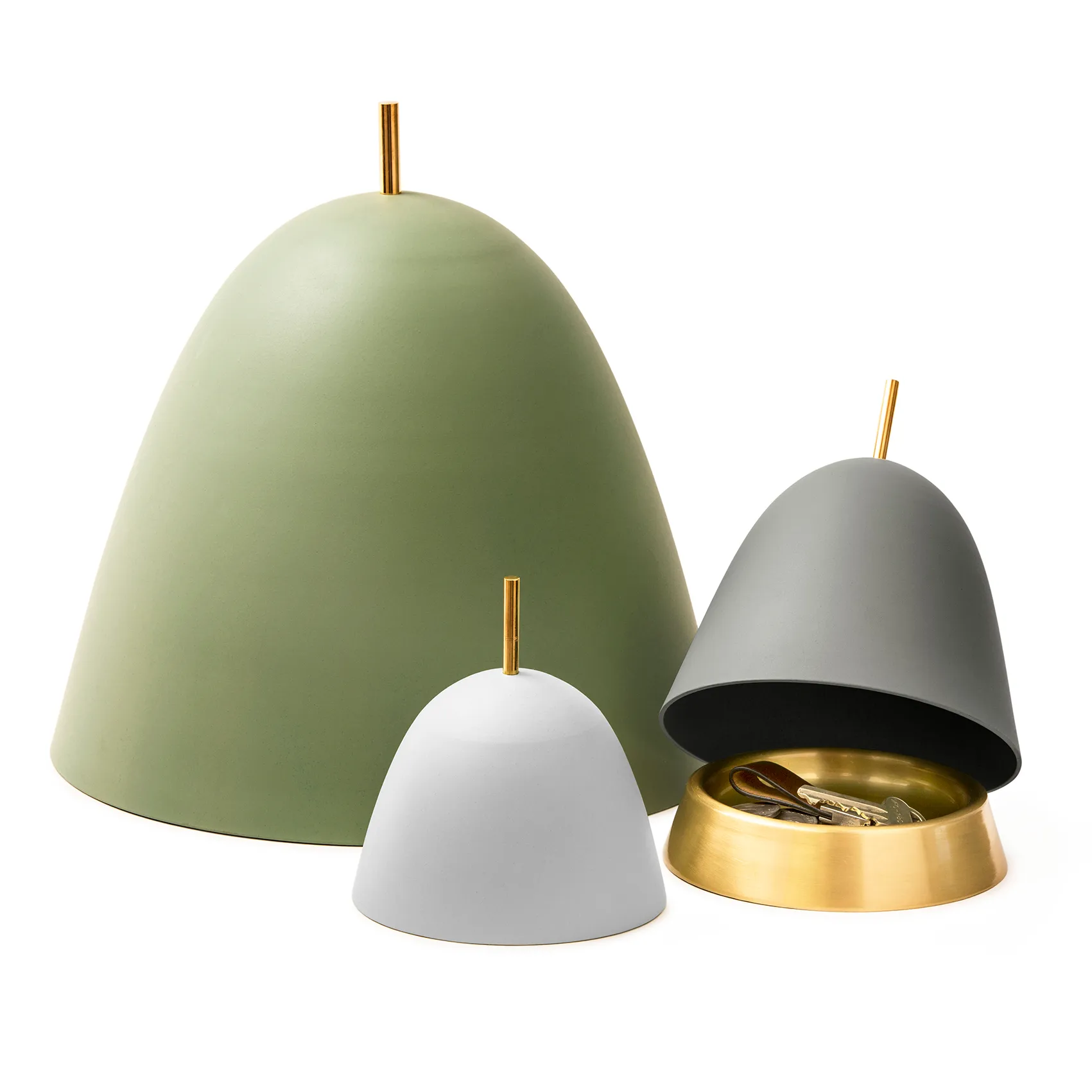 Gömma 스토리지 미듐 16.5 cm, grey-brass KLONG | 클롱