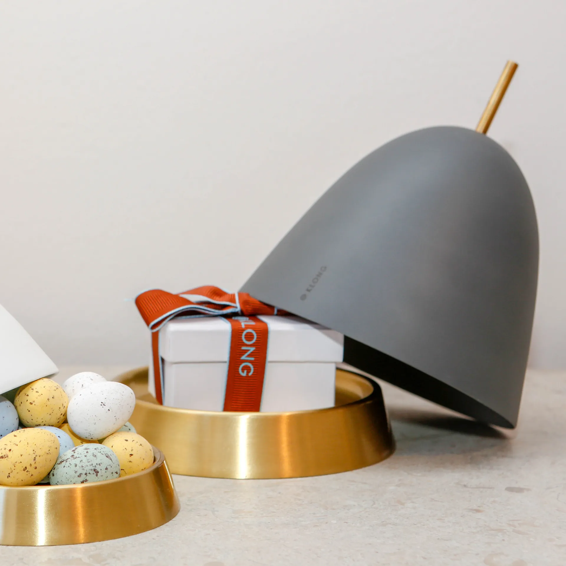 Gömma 스토리지 미듐 16.5 cm, grey-brass KLONG | 클롱