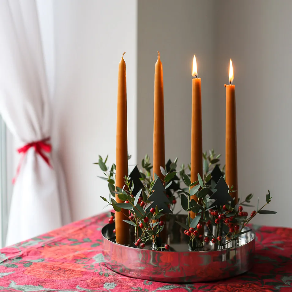 조이풀 대림절 캔들 홀더, Silver KLONG | 클롱